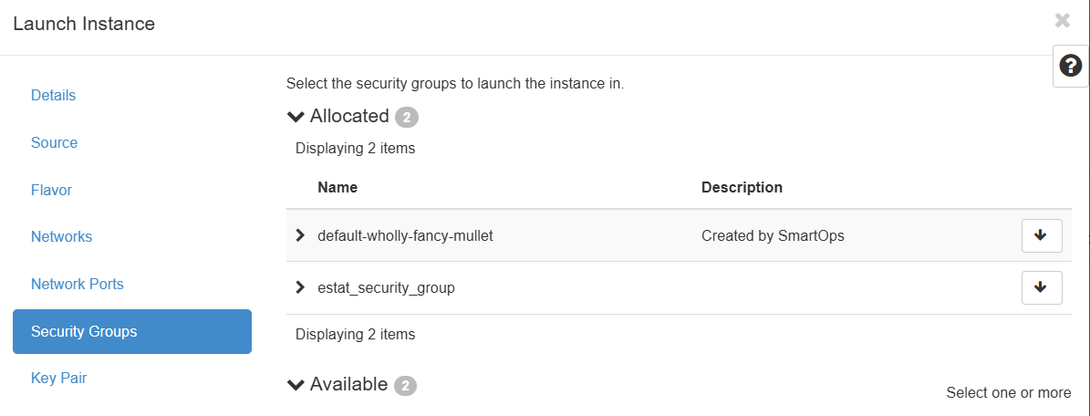 Security Groups