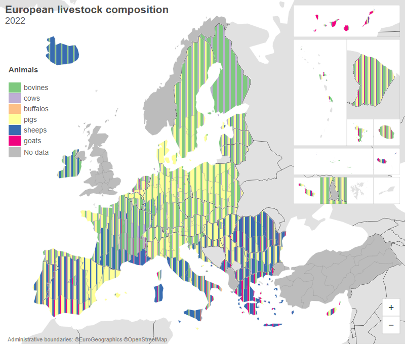 Trivariate map example